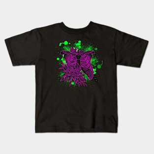 Skeleton garden Kids T-Shirt